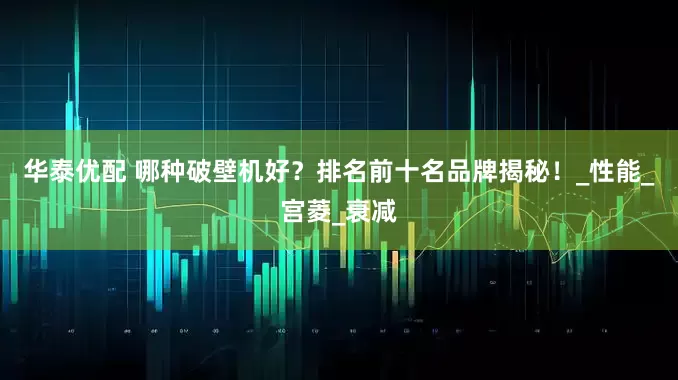 华泰优配 哪种破壁机好？排名前十名品牌揭秘！_性能_宫菱_衰减