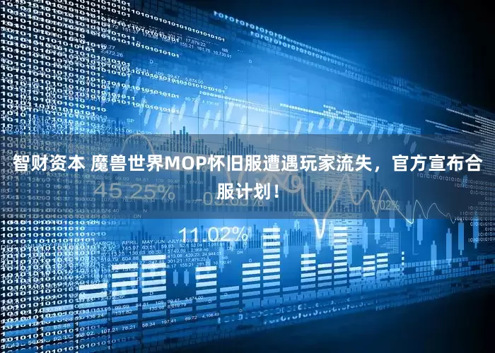 智财资本 魔兽世界MOP怀旧服遭遇玩家流失，官方宣布合服计划！